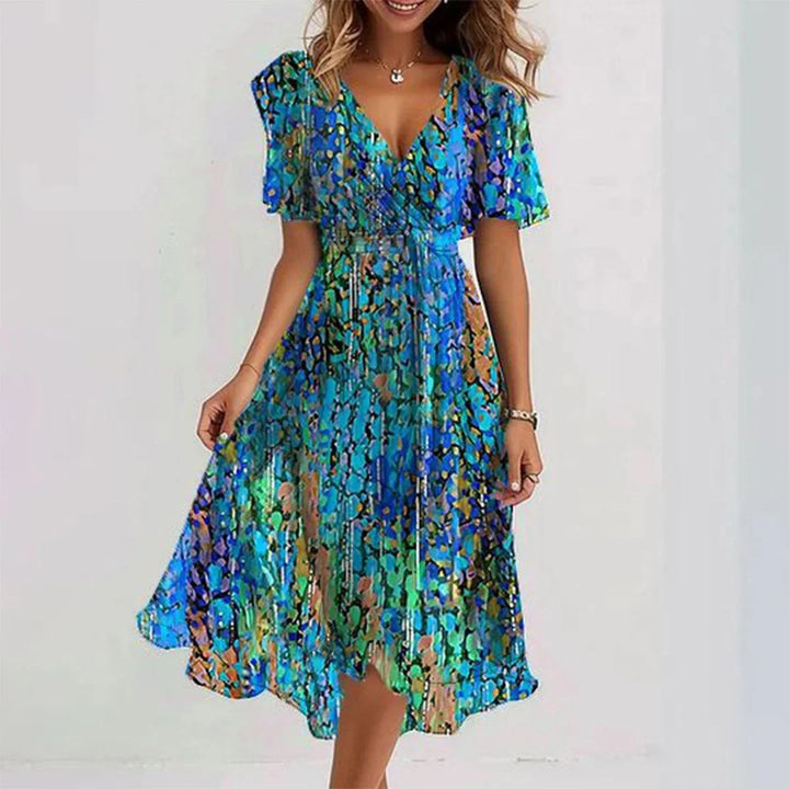 Priscilla | Elegantes Kurzarmkleid