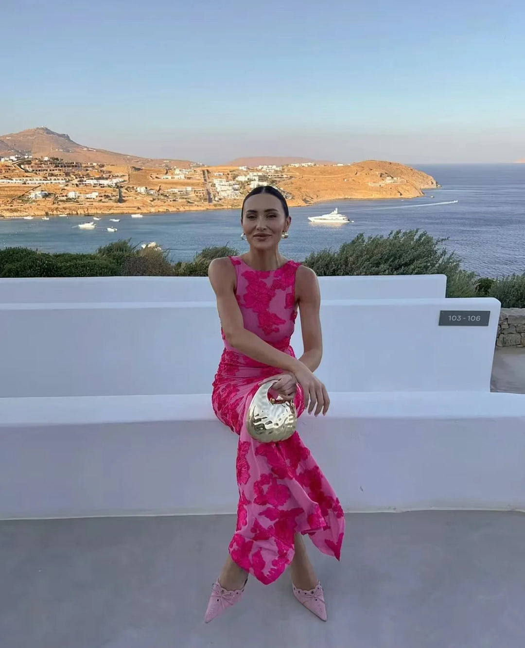VEITCHE - Ärmelloses Maxikleid