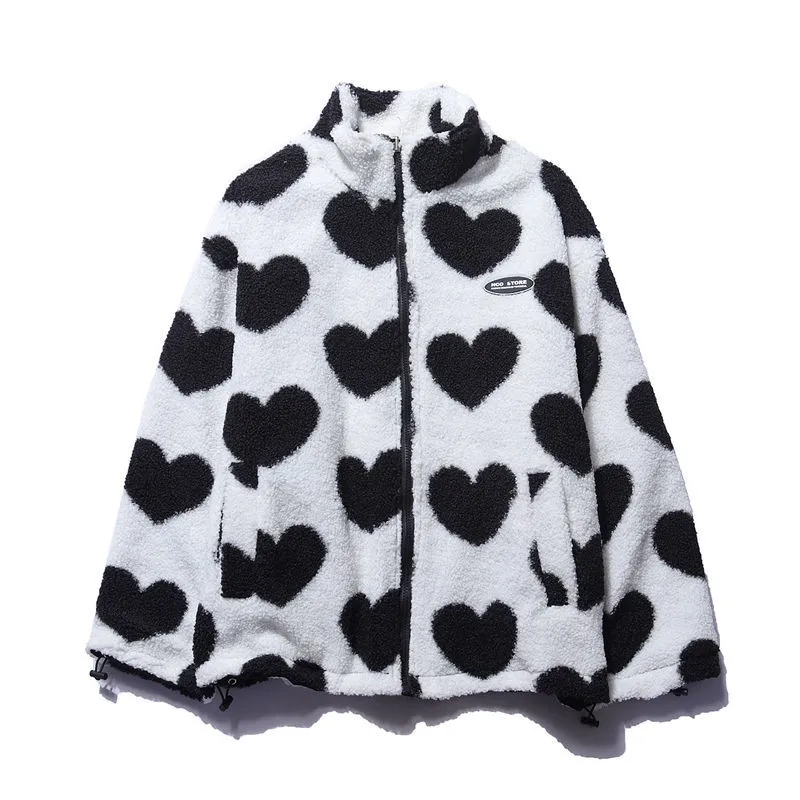 Sienna - Bequeme doppelseitige Herzjacke