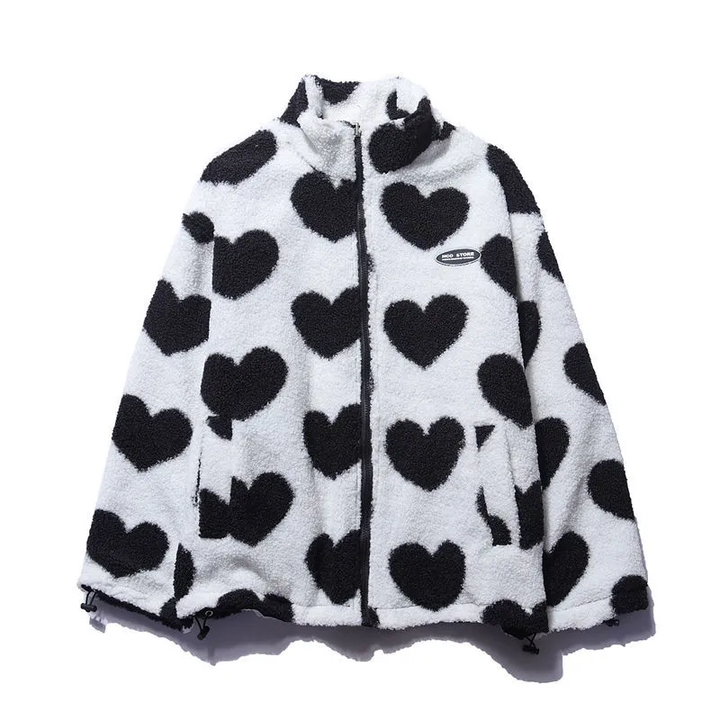 Sienna - Bequeme doppelseitige Herzjacke