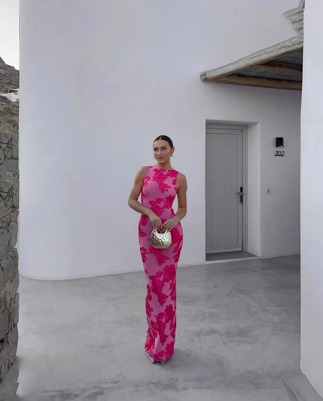 VEITCHE - Ärmelloses Maxikleid