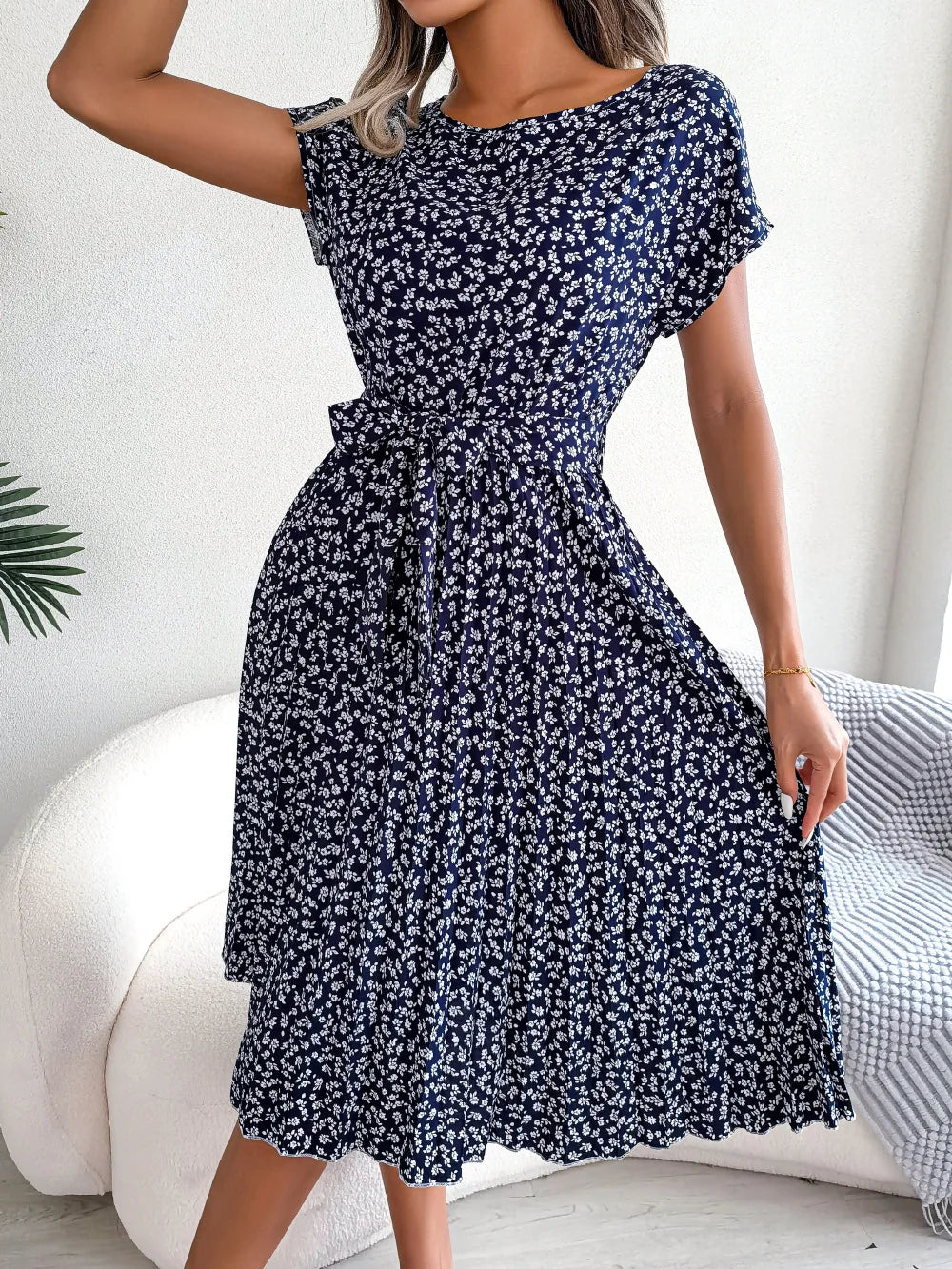 Vera™ – Schickes Frühlingskleid mit hoher Taille