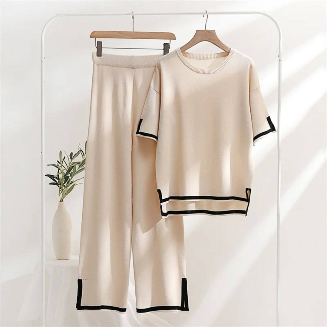 Tyra - Elegantes 2-teiliges Capri-Set