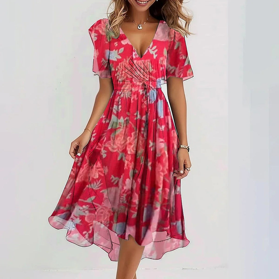 Priscilla | Elegantes Kurzarmkleid