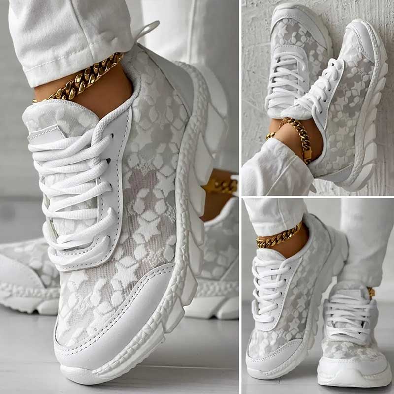 Lotte™ – Bequeme Sneakers mit handgefertigten Details